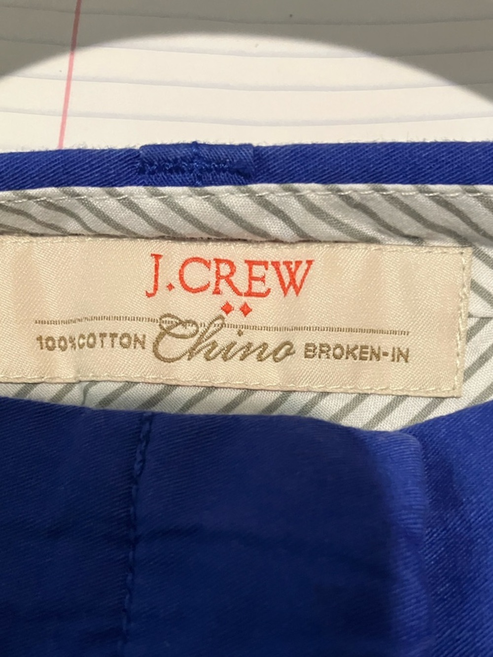 J. Crew Bright Royal Blue Women's Chino Shorts - Picture 2 of 9